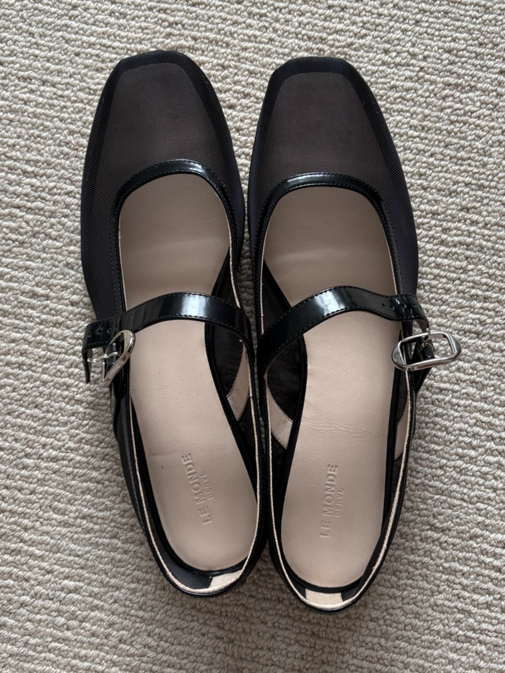 LE MONDE BERYL Mesh Mary Jane Flats